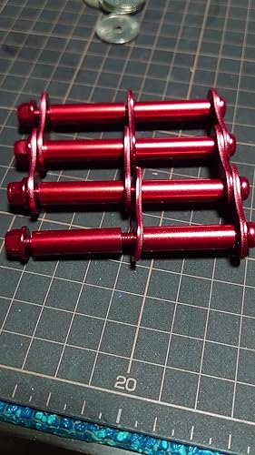 Amazon | ニックス アルミ製金具一式（3連結用）レッド ALU-3-R